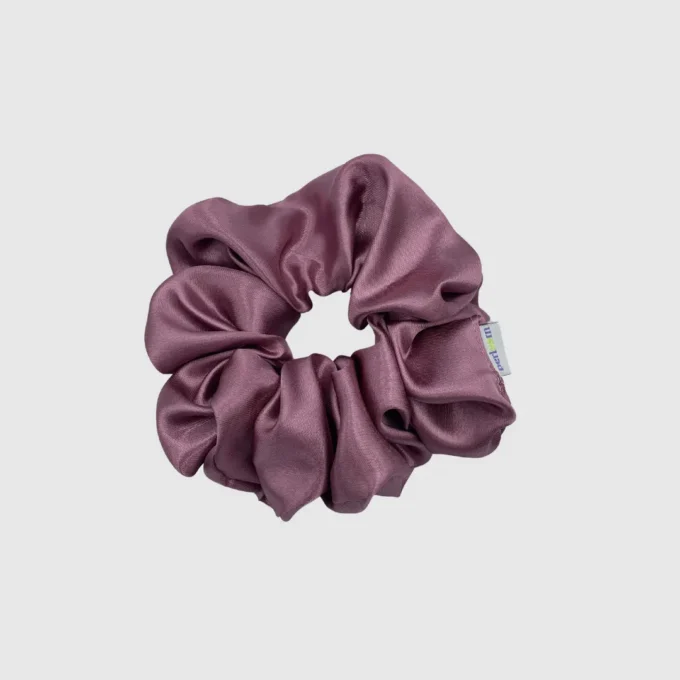 XL ΣΑΤΕΝ SCRUNCHIES - DUSTY ROSE