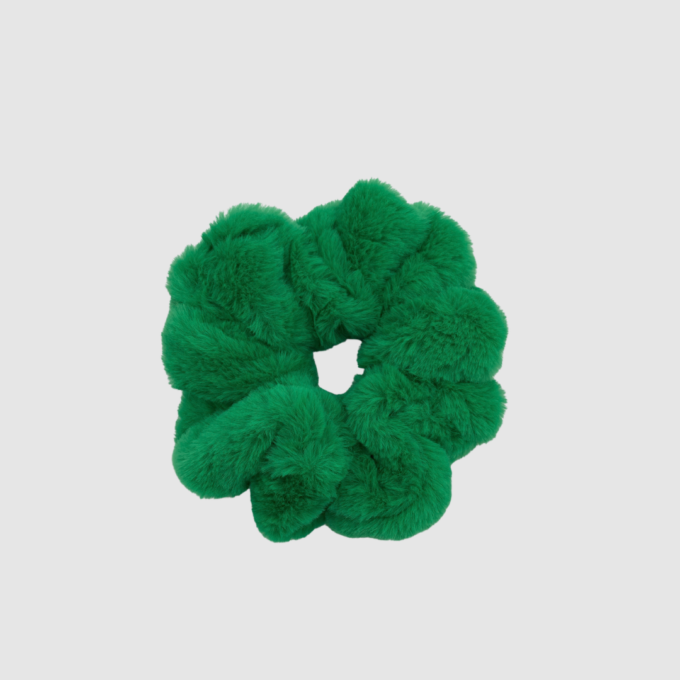 ΧΕΙΡΟΠΟΙΗΤΟ ΓΟΥΝΙΝΟ SCRUNCHIE - ΠΡΑΣΙΝΟ