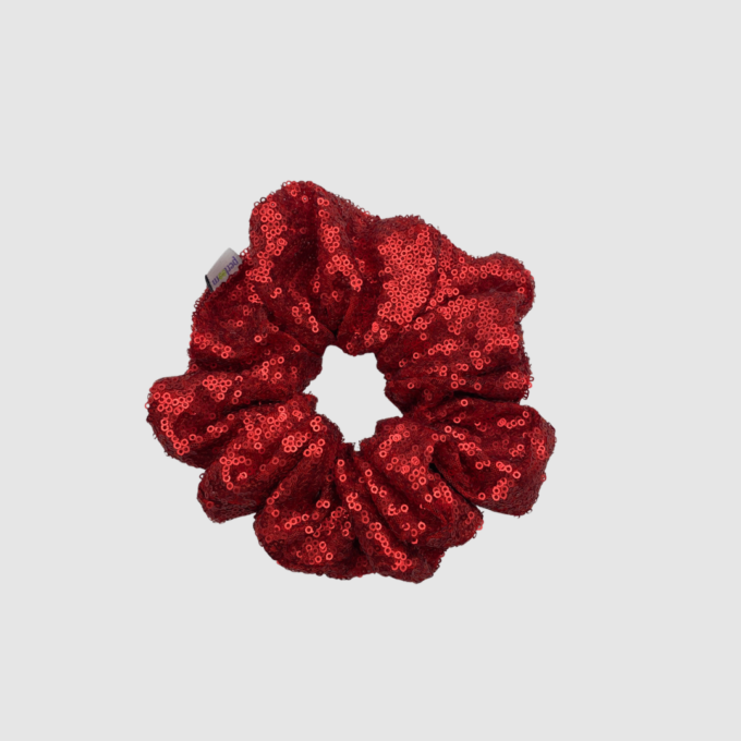 SCRUNCHIES ΜΕ ΠΑΓΙΕΤΑ - ΚΟΚΚΙΝΟ