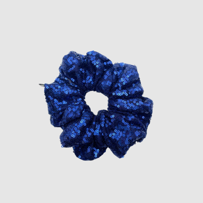 SCRUNCHIES ΜΕ ΠΑΓΙΕΤΑ - ΜΠΛΕ